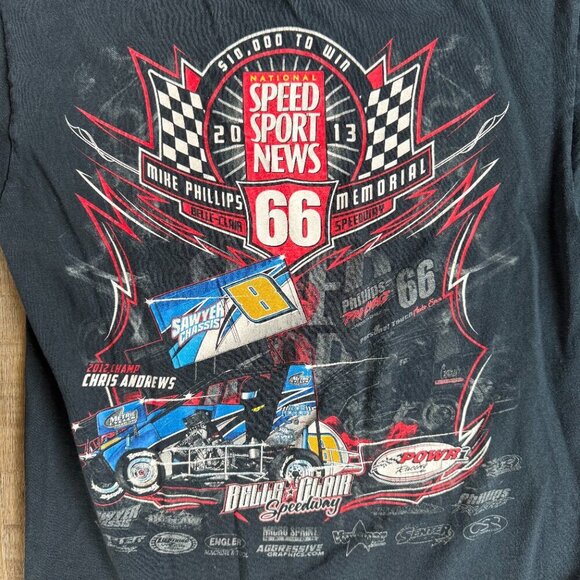 Vintage Drag Racing T Shirt Nascar Style - Picture 4 of 4